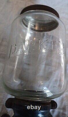 Antique PARKER Coffee Grinder No. 449 Pat. Dec. 4. 1917 Wall Mount