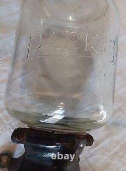 Antique PARKER Coffee Grinder No. 449 Pat. Dec. 4. 1917 Wall Mount