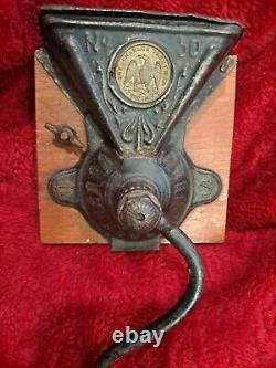 Antique PARKER No. 30 Rat tail Handle/HERB COFFEE GRINDER WALL MILL TOOL