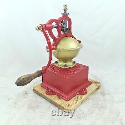 Antique PEUGEOT FRERES A0 Cast-Iron Coffee Grinder Mill Koffiemolen Moulin Cafe