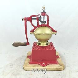 Antique PEUGEOT FRERES A0 Cast-Iron Coffee Grinder Mill Koffiemolen Moulin Cafe