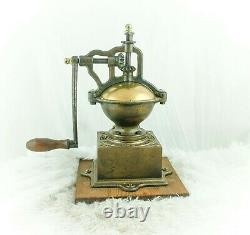 Antique PEUGEOT FRERES A1 Cast-Iron Coffee Grinder Mill Koffiemolen Moulin Cafe
