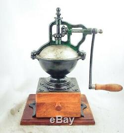 Antique PEUGEOT FRERES A2 Cast-Iron Coffee Grinder Mill Koffiemolen Moulin Cafe