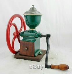 Antique PEUGEOT FRERES C1 Coffee Grinder Mill Cast-Iron Moulin Molinillo Cafe