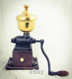 Antique PEUGEOT FRERES C2 Coffee Grinder Mill Cast-Iron Moulin Molinillo Cafe