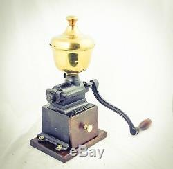 Antique PEUGEOT FRERES C2 Coffee Grinder Mill Cast-Iron Moulin Molinillo Cafe