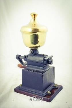 Antique PEUGEOT FRERES C2 Coffee Grinder Mill Cast-Iron Moulin Molinillo Cafe