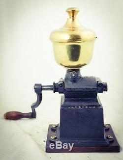 Antique PEUGEOT FRERES C2 Coffee Grinder Mill Cast-Iron Moulin Molinillo Cafe