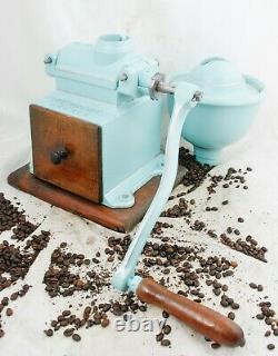 Antique PEUGEOT FRERES C3 Coffee Grinder Mill Cast-Iron Moulin Molinillo Cafe