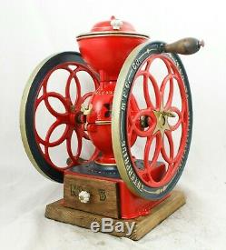 Antique PHILADELPHIA ENTERPRISE No 5 Coffee Grinder Mill Moulin cafe Molinillo