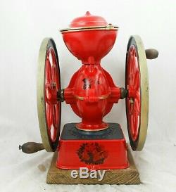 Antique PHILADELPHIA ENTERPRISE No 5 Coffee Grinder Mill Moulin cafe Molinillo