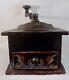 Antique PRIMITIVE HAND PAINTED Imperial COFFEE GRINDER