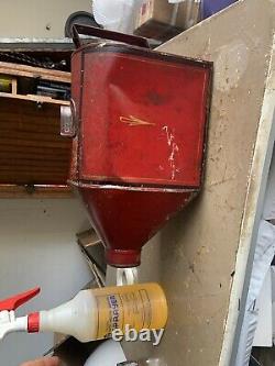 Antique Paint Decorated Toleware Coffee Hopper for Grinder 001