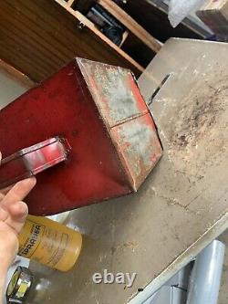 Antique Paint Decorated Toleware Coffee Hopper for Grinder 001