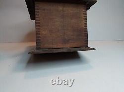 Antique Parkers National Coffee Mill Model 401 With Handle Grinder