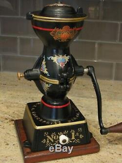 Antique Pat. 1898 Enterprise No. 1 Cast Iron Coffee Grinder Mill