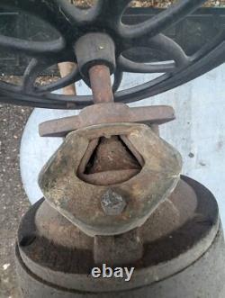 Antique Patentees Coffee Grinder/Grain Mill 14 Wheel Cast Iron S. NYE &Co
