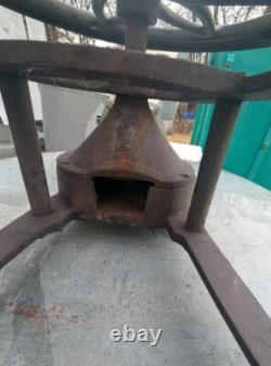 Antique Patentees Coffee Grinder/Grain Mill 14 Wheel Cast Iron S. NYE &Co