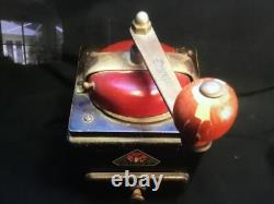 Antique PeDe Dienes Coffee Grinder Rare Dark Wood with a Great Patina