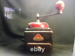 Antique PeDe Dienes Coffee Grinder Rare Dark Wood with a Great Patina