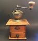 Antique PeDe Dienes Coffee Grinder Rare Well & Cover Design Great Patina c. 1920s