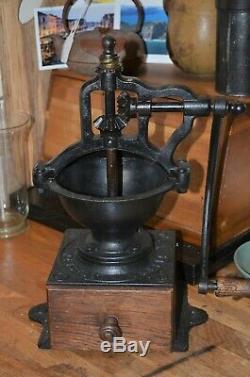 Antique Peugeot Freres A1 Coffee Grinder In good Working Order