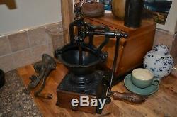 Antique Peugeot Freres A1 Coffee Grinder In good Working Order