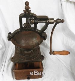 Antique Peugeot Freres A2 Coffee Grinder Intact Working Order, Designers Dream