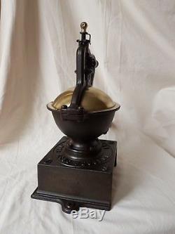 Antique Peugeot Freres Huge Coffee Grinder MILL A 3 Hand Crank Rare Size