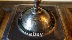 Antique Peugeot Freres Pressed Steel Coffee MILL Grinder Scarce