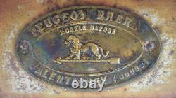 Antique Peugeot Freres Tin Coffee Grinder