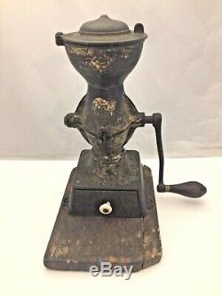 Antique Philadelphia Enterprise Mfg Co. Cast Iron Coffee Grinder