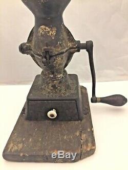 Antique Philadelphia Enterprise Mfg Co. Cast Iron Coffee Grinder