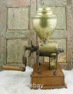 Antique Phs Rooms 1833 Coffee Grinder Mill Cast-Iron Moulin Molinillo Cafe