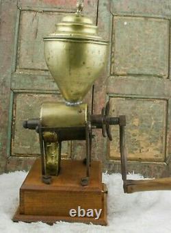 Antique Phs Rooms 1833 Coffee Grinder Mill Cast-Iron Moulin Molinillo Cafe