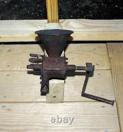 Antique Primitive Blacksmith Made Coffee Grinder / Spice MILL