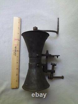 Antique Primitive Iron Coffee Grinder French 17th to18th Century