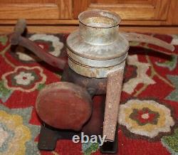 Antique Primitive Wire Spinner Coffee Grinder Industrial Primitive Machine 15216