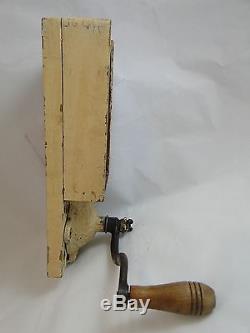 Antique Primitive X-ray Wall Mount Coffee Grinder MILL Rare