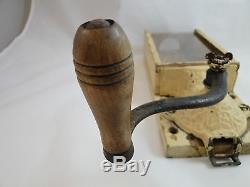 Antique Primitive X-ray Wall Mount Coffee Grinder MILL Rare