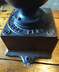 Antique Rare French Peugeot Brevetes Cast Iron Coffee Grinder Mill A1