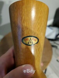 Antique Rare Wooden Tre Spade Coffee Grinder