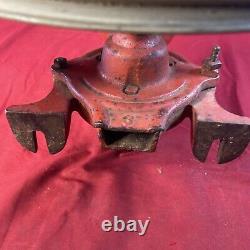 Antique Red Cast Iron Export Family Grist Mill Coffee/Grain Grinder