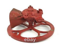 Antique Red Chief Mfg. Co Large Wheel Grinder Coffee Grain Corn