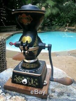 Antique Restored Enterprise No. 1 Coffee Mill Grinder