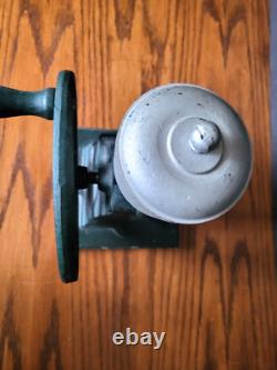 Antique Retro Cast Iron Stephen's Coffee Grinder, London- Working Condition