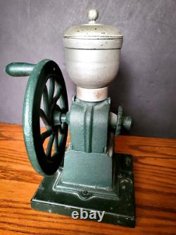 Antique Retro Cast Iron Stephen's Coffee Grinder, London- Working Condition