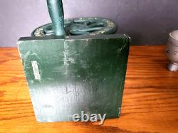 Antique Retro Cast Iron Stephen's Coffee Grinder, London- Working Condition