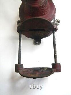 Antique Rev-O-Noc H. S. B. & Co Cast Iron Hand Crank Wall Mounted Coffee Grinder