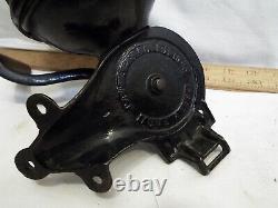 Antique Royal Cast Iron Coffee Mill Wall Grinder Tin Hopper Kitchen Tool 1894